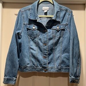 Sonoma - denim jacket. No pockets. SZ L